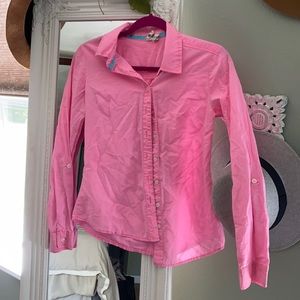 Hot Pink Button Up
